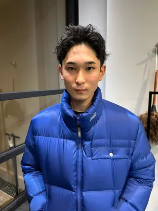 メンズ ボブ ロングモデル kuroのヘアスタイル