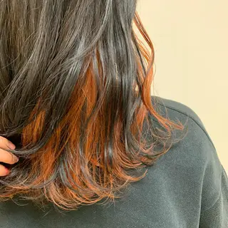 セミロング カラー ヘアアレンジ 【Sweep】おじま のぞみのヘアスタイル