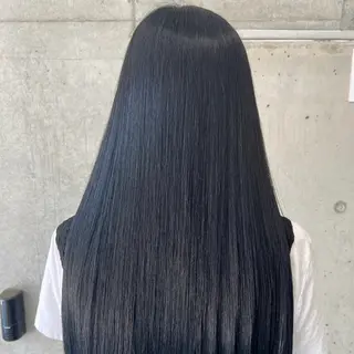 ロング フェザーパーマ🌙 毛流れ yuzukiのヘアスタイル