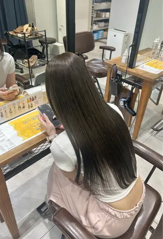 カラー 梅田/透明感カラー/ ストレート/mariのヘアスタイル