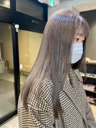 セミロング EIGHT 野々市 イトウミサキのヘアスタイル