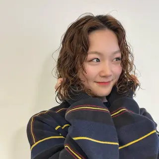 ミディアム パーマ TORAYA所属・メンズカット/ hattoriのヘアスタイル