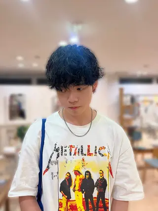 カラー パーマ メンズ 💠つたふうか/ 韓国/メンズヘア💠のヘアスタイル