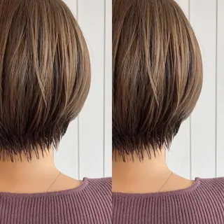 ショート Snaly カラー特化ページのヘアスタイル