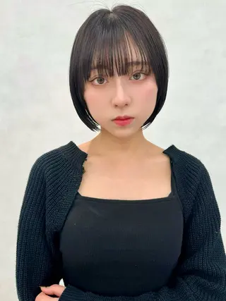 ショート ショート/ボブ/ 白髪ぼかし/しんやのヘアスタイル