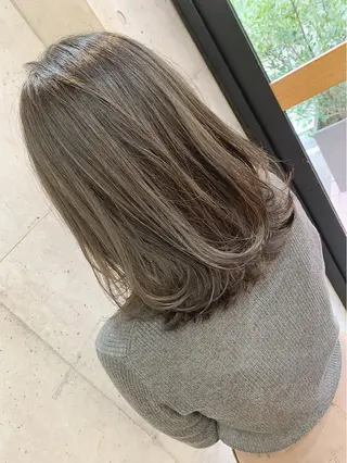 ミディアム カラー センスをお届けします 大谷将生INFPのヘアスタイル