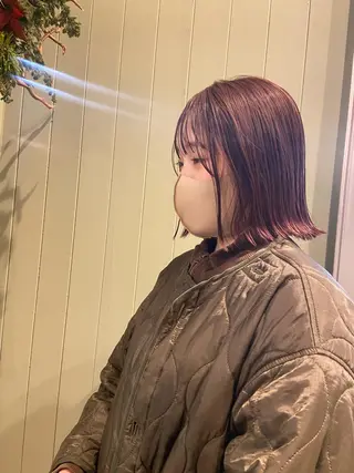 ミディアム 林 優花のヘアスタイル