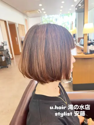 ショート u.hair滝の水店所属・安藤 真衣香のヘアスタイル