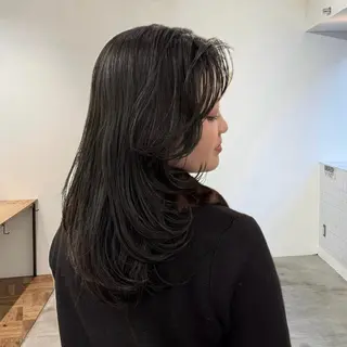 ロング ダメージレス縮毛矯 正・ブリーチMICOのヘアスタイル