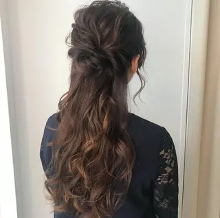 ヘアアレンジ 髪質改善/透明感カラ ー/Ayana 🍒のヘアスタイル