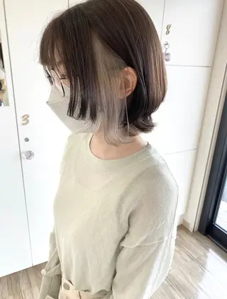 ショート カラー 🫧ウルフカット/ 畑中結衣🫧のヘアスタイル