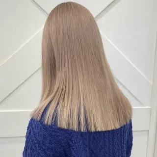 ロング カラー 横浜/ミルクティー カラー🤍みうのヘアスタイル