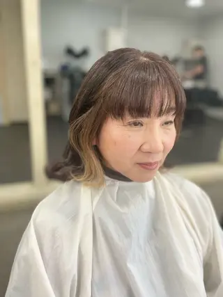 ミディアム カラペア大みか店所属・カラペア大みか店 江幡のヘアスタイル