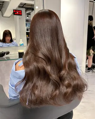 ロング カラー 表参道♡暗髪^ྀི 艶カラー♡アユミのヘアスタイル