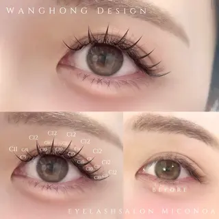 マツエク・マツパ MicoNoa所属・MicoNoa Asamiのマツエク・マツパデザイン