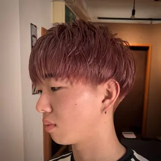 ショート カラー メンズ GLADMAN'S CUT CLUB 立川所属・立川メンズカット/ メンズパーマ💈三上のヘアスタイル