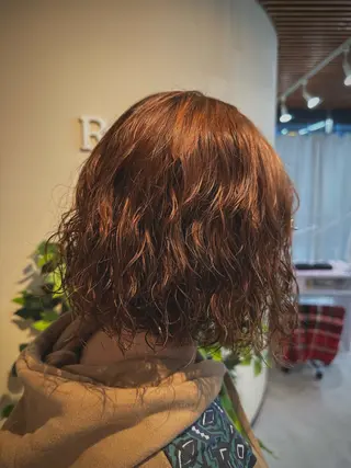 ショート カラー パーマ KAKERU/ボブ/ ショート/パーマ🌱のヘアスタイル