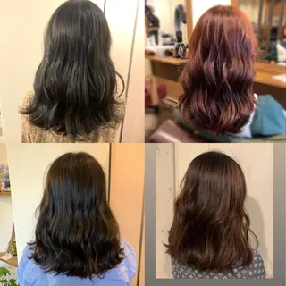 ミディアム カラー LUCIA所属・透明感カラー/ブリー チ無し/瀧田恭平のヘアスタイル