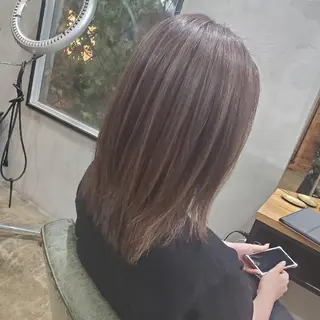 ミディアム カラー Le Lien カジのヘアスタイル