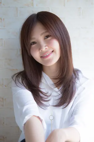 セミロング 角 大輔のヘアスタイル