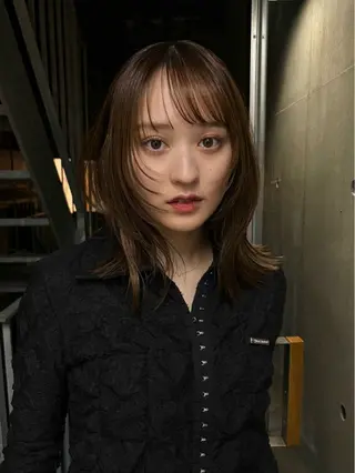 ミディアム カラー レイヤー/韓国ヘア/ 梅田/中崎町のヘアスタイル