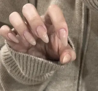 ネイル By moonネイル 🌷ワンホン/韓国風のネイルデザイン