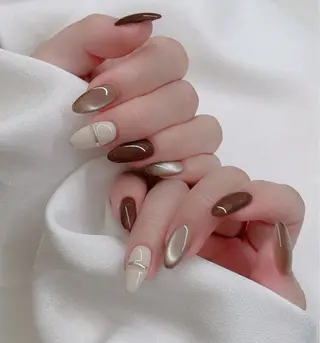 ネイル 🎀PG🩵 ネイルサロンのネイルデザイン