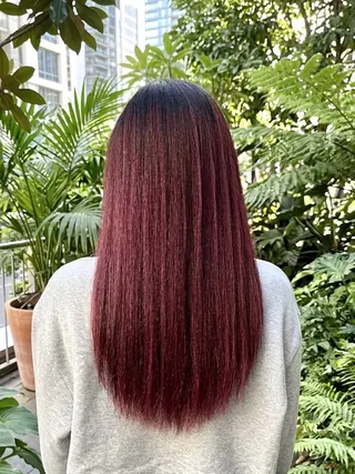 セミロング カラー 海外Style🌱 KOHEIのヘアスタイル