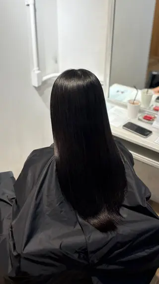 ロング パーマ 艶髪カラー/ 茶屋町/王子凌汰のヘアスタイル