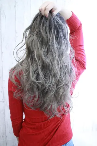 ロング カラー チビ編み込みエクステ シールEXどぅ〜すのヘアスタイル