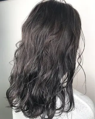 セミロング カラー Lien 深井店のヘアスタイル