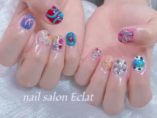 ネイル ネイルサロンエクラ 🫧Shizukaのネイルデザイン