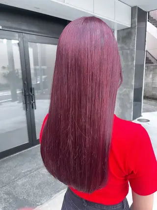 ロング カラー ハイトーン/韓国風/ 艶髪/吉祥寺のヘアスタイル