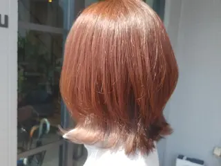 セミロング カラー パーマ Hairproduce 'Olu'Olu所属・さかい ひかるのヘアスタイル