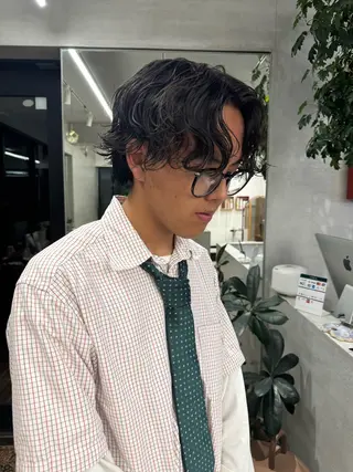 ショート パーマ メンズ nalu.所属・前山 七海のヘアスタイル