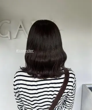 ミディアム 旧JAGARA 東口店 Flat.千葉所属・HONOKA /透明感カラーのヘアスタイル