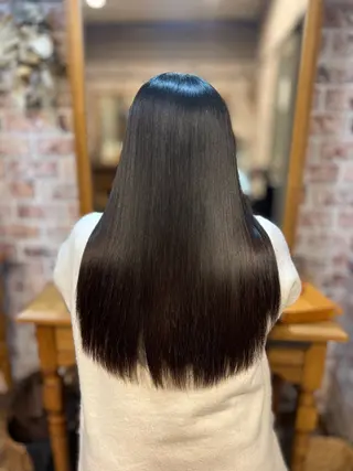 ロング カラー 髪質改善HALO トリートメント専門店のヘアスタイル