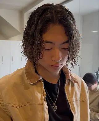 パーマ メンズ 年間2000名担当◎ パーマ職人/仲原佑樹のヘアスタイル