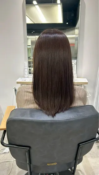 セミロング カラー himari💜 暖色カラー/レイヤーのヘアスタイル