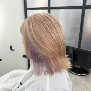 ミディアム カラー Ren. 🦋デザインカラーのヘアスタイル