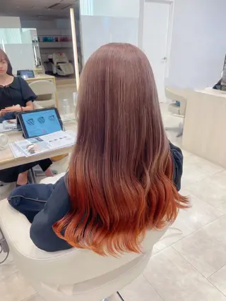 ロング カラー ヘアアレンジ 🍒KIKUCHI KANAE🍒のヘアスタイル