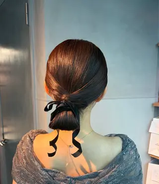 ミディアム ヘアアレンジ インナーカラー🎀/ Yuzukiのヘアスタイル