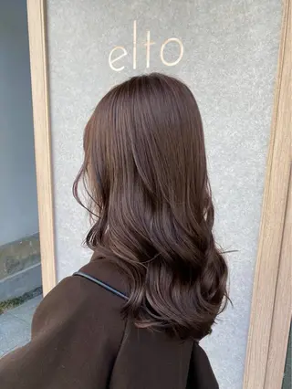 セミロング 中野 まな /elto四条烏丸店のヘアスタイル