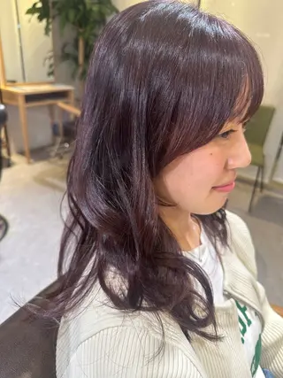 セミロング カラー 🦋艶モテカラー/ヘ アセット🦋YURIのヘアスタイル