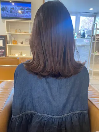 ミディアム 🌿透明感カラー 松本麻里奈🌼のヘアスタイル