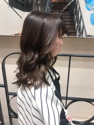 セミロング カラー Rondo岐阜公式/ 岐阜No.1髪質改善のヘアスタイル