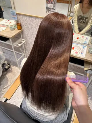 ロング カラー 暖色カラー/ パリジェンヌ💟みくのヘアスタイル