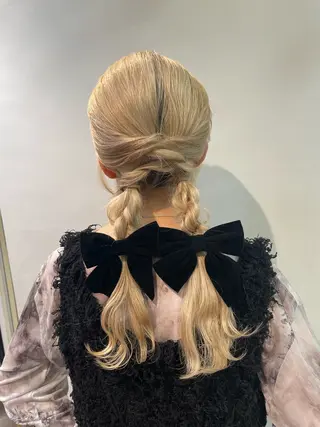 ヘアアレンジ ‪るか/‪透明感 カラー/アレンジのヘアスタイル