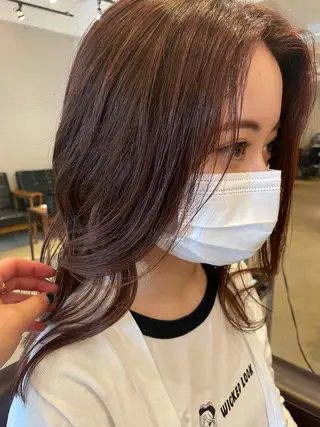 ミディアム 東京の技術を 京都で✂︎🕊️💖のヘアスタイル