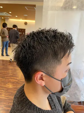 ショート メンズ pesca 仙台駅前店所属・🖤オサダ マナミ🖤のヘアスタイル